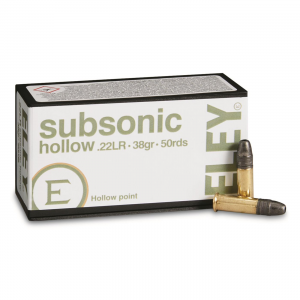 Eley .22LR Subsonic HP 38 Grain 50 Rounds