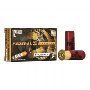 Federal Premium Vital-Shok 12 Gauge 2 3/4 inch 1 oz. TruBall Deep Penetrator Rifled Slug 5 Rounds