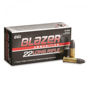  Blazer .22LR LRN 40 Grain 50 Rounds Ammo