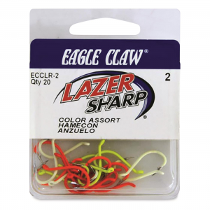 Eagle Claw Lazer Sharp Octopus Hook Assortment 20 Pack