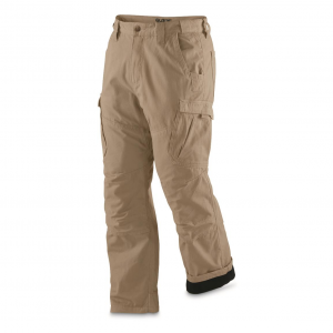 Guide Gear Men's Fleece-lined Flex Canvas Cargo Work Pants