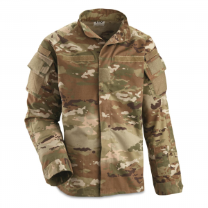 HQ ISSUE U.S. Military Style Ripstop BDU Jacket OCP Camo