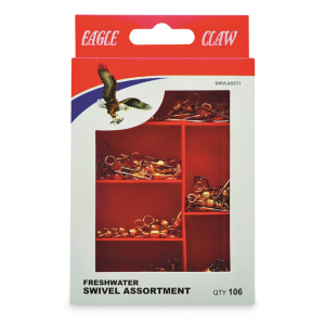 Eagle Claw Freshwater Swivel Assortment Kit 106 Pieces