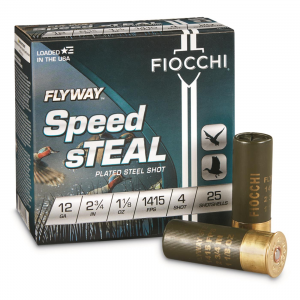 cchi Flyway Speed Steel 12 Gauge 2 3/4 Inch 1 1/8 Oz. 25 Rounds Ammo