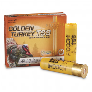 Fiocchi Golden Turkey Tungsten Super Shot 20 Gauge 3 inch 1 3/8 oz. 5 Rounds