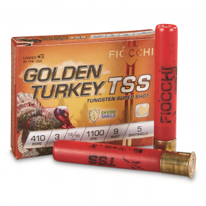 Fiocchi Golden Turkey Tungsten Super Shot .410 Bore 3 inch 13/16 oz. 5 Rounds