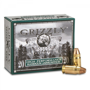 Grizzly Cartridge Co. High Performance Handgun .357 SIG JHP 90 Grain 20 Rounds