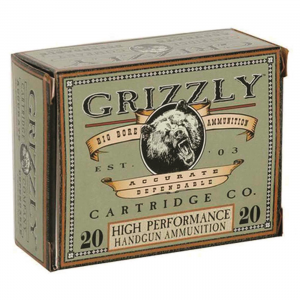Grizzly Cartridge Co. High Performance Handgun .460 Smith  &  Wesson WLNGC 360 Grain 20 Rounds