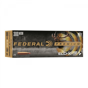 eral Premium .300 WSM ELD-X 200 Grain 20 Rounds Ammo