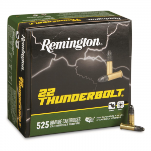 Remington 22 Thunderbolt .22LR LRN 40 Grain 525 Rounds