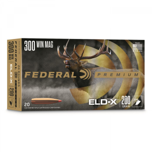 Federal Premium .300 Win. Mag. ELD-X 200 Grain 20 Rounds