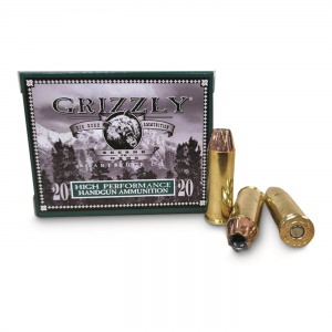 Grizzly Cartridge Co. High Performance Handgun .45 Colt +P JHP 225 Grain 20 Rounds