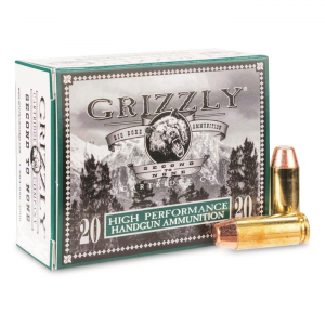 Grizzly Cartridge Co. High Performance Handgun 10mm FMJ 200 Grain 20 Rounds