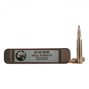 Grizzly Cartridge Co. .25-06 Rem. Swift Scirocco Polymer-Tip BT 100 Grain 20 Rounds