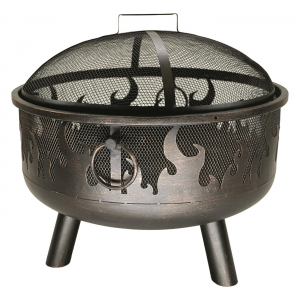 Endless Summer 24 inch Fire Pit with Oil Rubbed Bronze  &  Flame Design