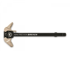 Aero Precision AR-15 Breach Ambidextrous Charging Handle with Large Lever Black/Tan