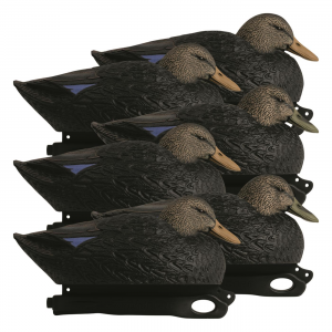 Hardcore Rugged Series Magnum Black Duck Decoys 6 Pack