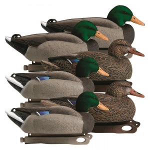 Hardcore Rugged Series Standard Mallard Floater Decoys with Flocked Heads 6 Pack