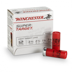 chester Super Target Loads 12 Gauge 2 3/4 Inch 1 1/8 Oz. 25 Rounds Ammo