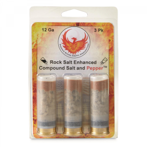 Phoenix Rising Rock Salt  &  Pepper Blast Less Lethal 12 Gauge 2 3/4 inch 3 Rounds