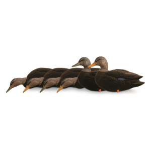 Avian-X AXF Black Duck Fusion Pack Flocked Decoys 6 Pack