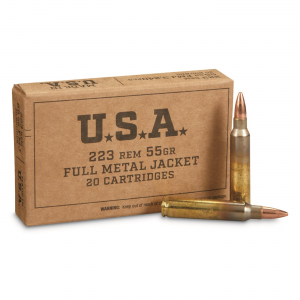 Winchester USA .223 Remington FMJ 55 Grain 20 Rounds