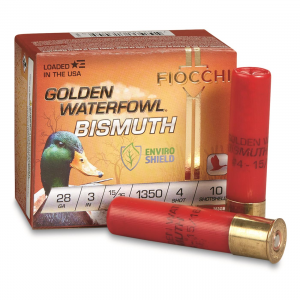 Fiocchi Golden Waterfowl Bismuth 28 Gauge 3 inch 15/16 oz. 10 Rounds