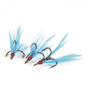Clam Pro Tackle Feathered Gaff Treble Hooks 3 Pack