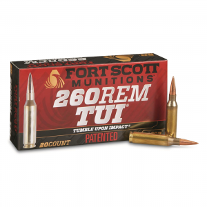 t Scott Tumble Upon Impact .260 Remington SCS 123 Grain 20 Rounds Ammo