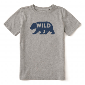 Life is Good Kids' Wild Bear Silhouette Crusher Short Sleeve