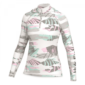 Huk Women's Icon Tropicamo Long Sleeve Hoodie