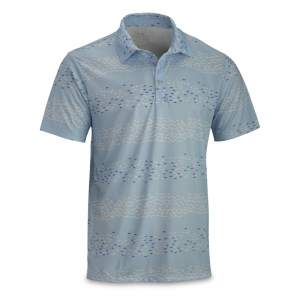 Huk Men's Pursuit Up Stream Printed Polo