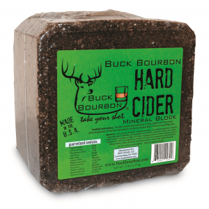 Buck Bourbon Hard Cider Deer Mineral Block 25 Lbs.
