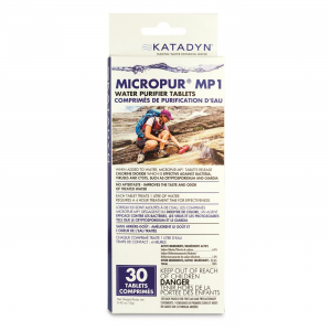 Katadyn Micropur MP1 Water Purifier Tablets Package of 30