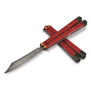 Benchmade 99BK-1 Necron Bali-Song Knife Ruby Red G10