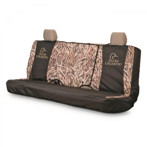 Ducks Unlimited Full Size Bench Seat Cover Mossy Oak Blades