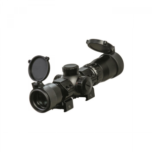 BearX Speed Comp 1.5-5x Crossbow Scope SFP 4-Line Illuminated Red/Green Reticle