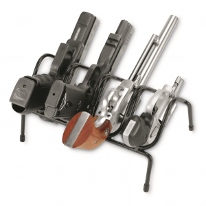 Lockdown 4-Handgun Storage Rack Muzzle Up