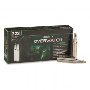 Liberty Overwatch .223 Remington Solid Hollow Point 55 Grain 20 Rounds