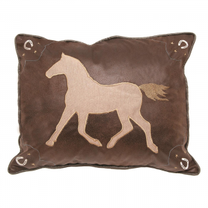 Carstens Lucky Horse Western Throw Pillow 16 inchx20 inch