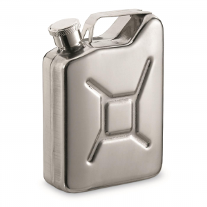 SURPLUS Jerry Can Stainless Steel Liquor Flask