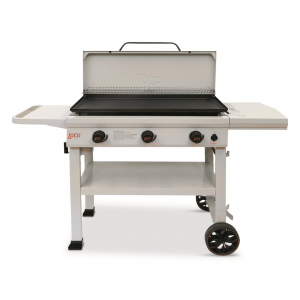 LoCo Cookers 36 inch 3-Burner SmartTemp Propane Flat Top Grill/Griddle Chalk Finish