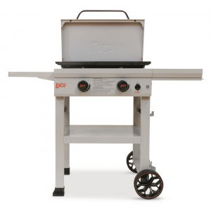 Loco Cookers 26 inch 2-Burner SmartTemp Propane Flat Top Grill/Griddle Chalk Finish