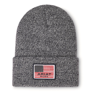 Ariat Rebar American Flag Patch Beanie - Ariat