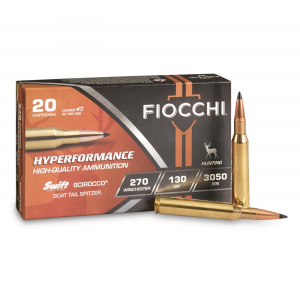 cchi Hyperformance .270 Win. Swift Scirocco BTS 130 Grain 20 Rounds Ammo