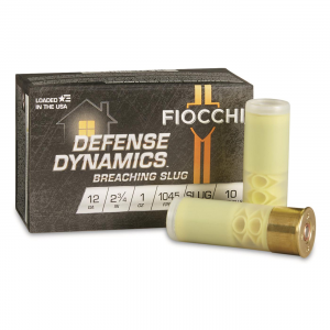 cchi Defense Dynamics Breeching Slug 12 Gauge 2 3/4 Inch 1 Oz. Slug 10 Rounds Ammo