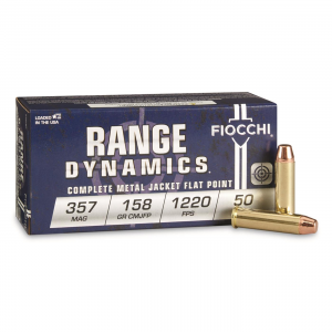 cchi Range Dynamics .357 Magnum CMJFP 158 Grain 50 Rounds Ammo