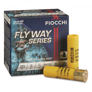 cchi Flyway Plated Steel 20 Gauge 3 Inch 7/8 Oz. 25 Rounds Ammo