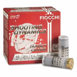 cchi Shooting Dynamics Target Loads 12 Gauge 2 3/4 Inch 1 1/8 Oz. 25 Rounds Ammo