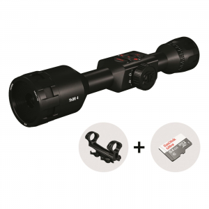 ATN ThOR 4 (640x480) 1-10x Smart HD Thermal Rifle Scope with Dual Ring Cantilever Mount & SD Card - Atn